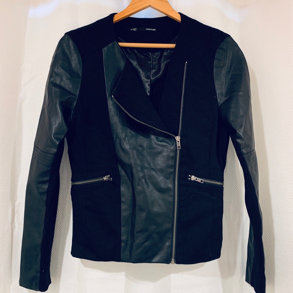 Pleather Black Jacket